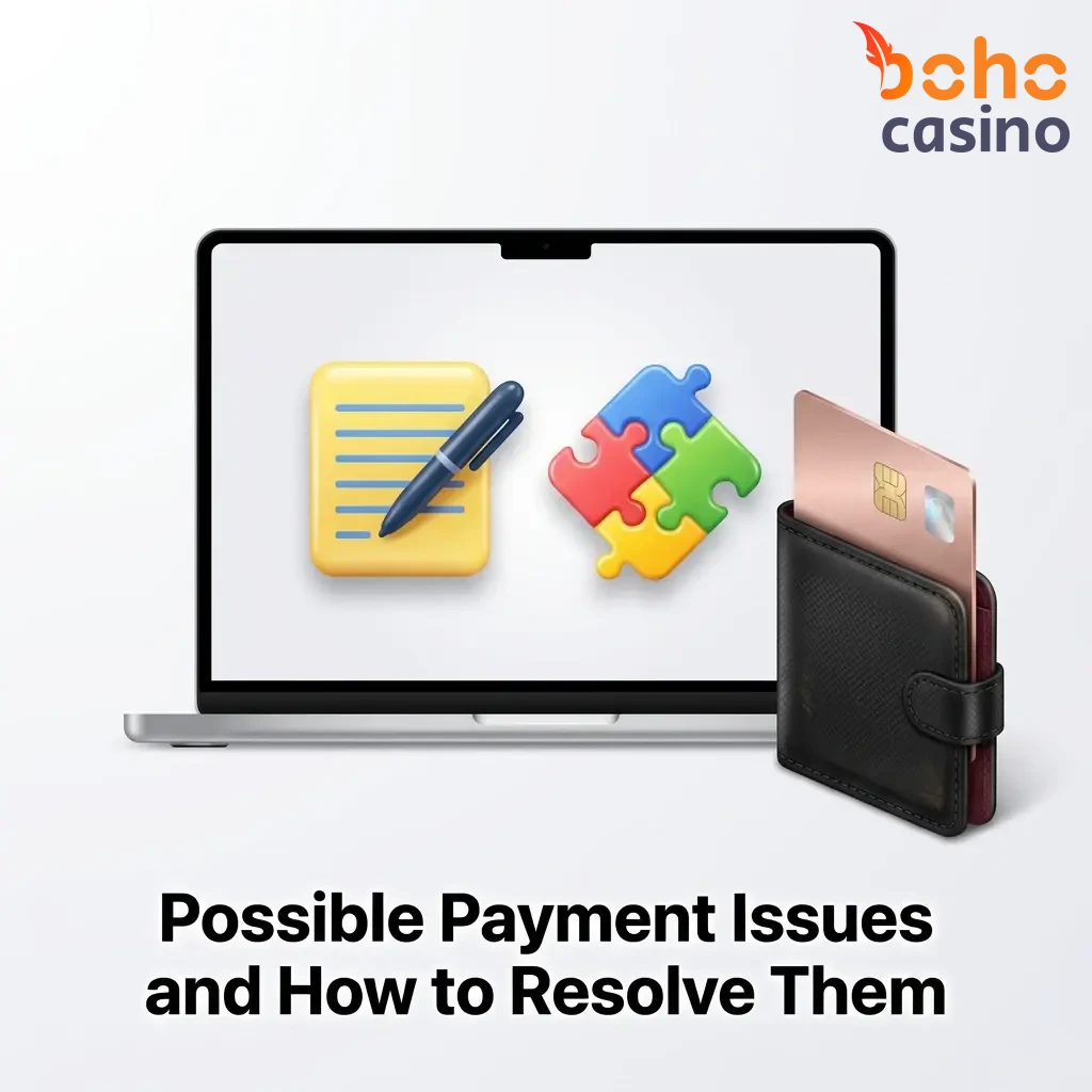 Canadian players troubleshooting payment issues: deposits, withdrawals, declined methods, wrong amounts, and verification problems.