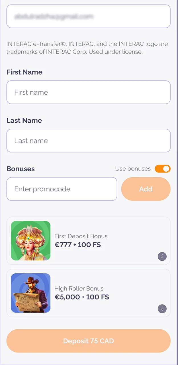 Enter the Boho Casino promo code to boost your first deposit.