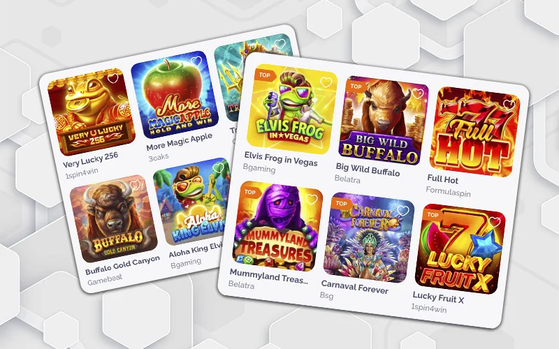 Enjoy the largest selection of slots at Boho Casino.