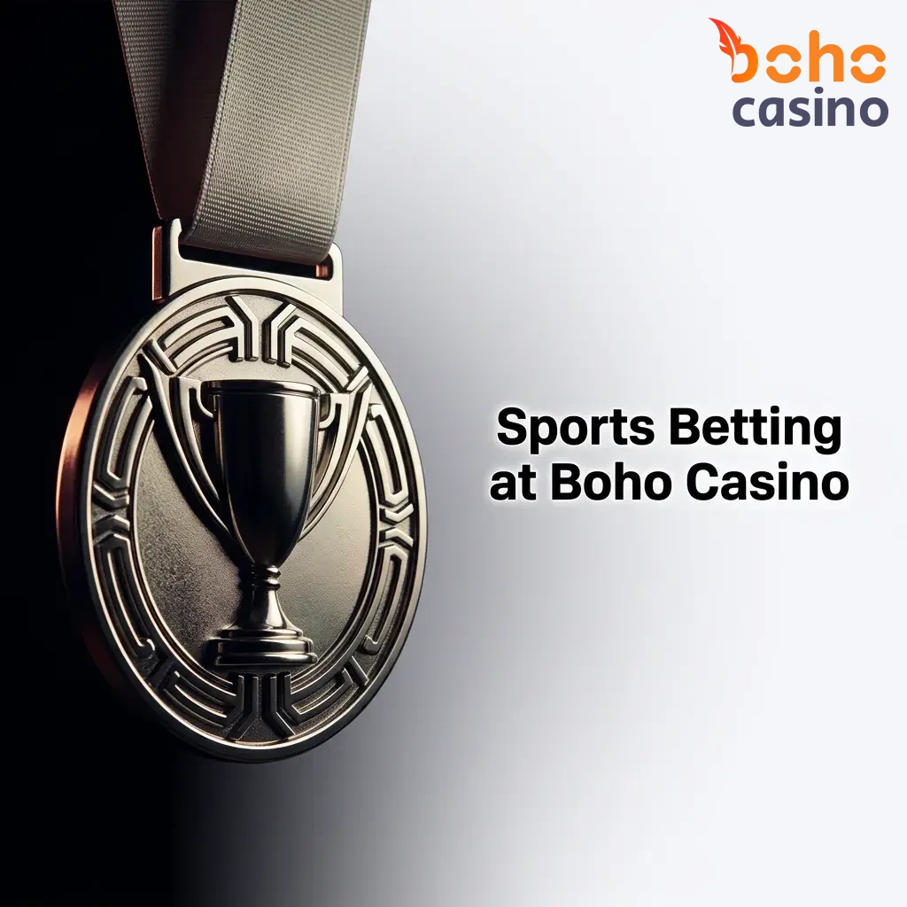 Boho Casino sportsbook featuring betting markets for hockey, football, soccer, basketball, tennis, MMA, and more sports